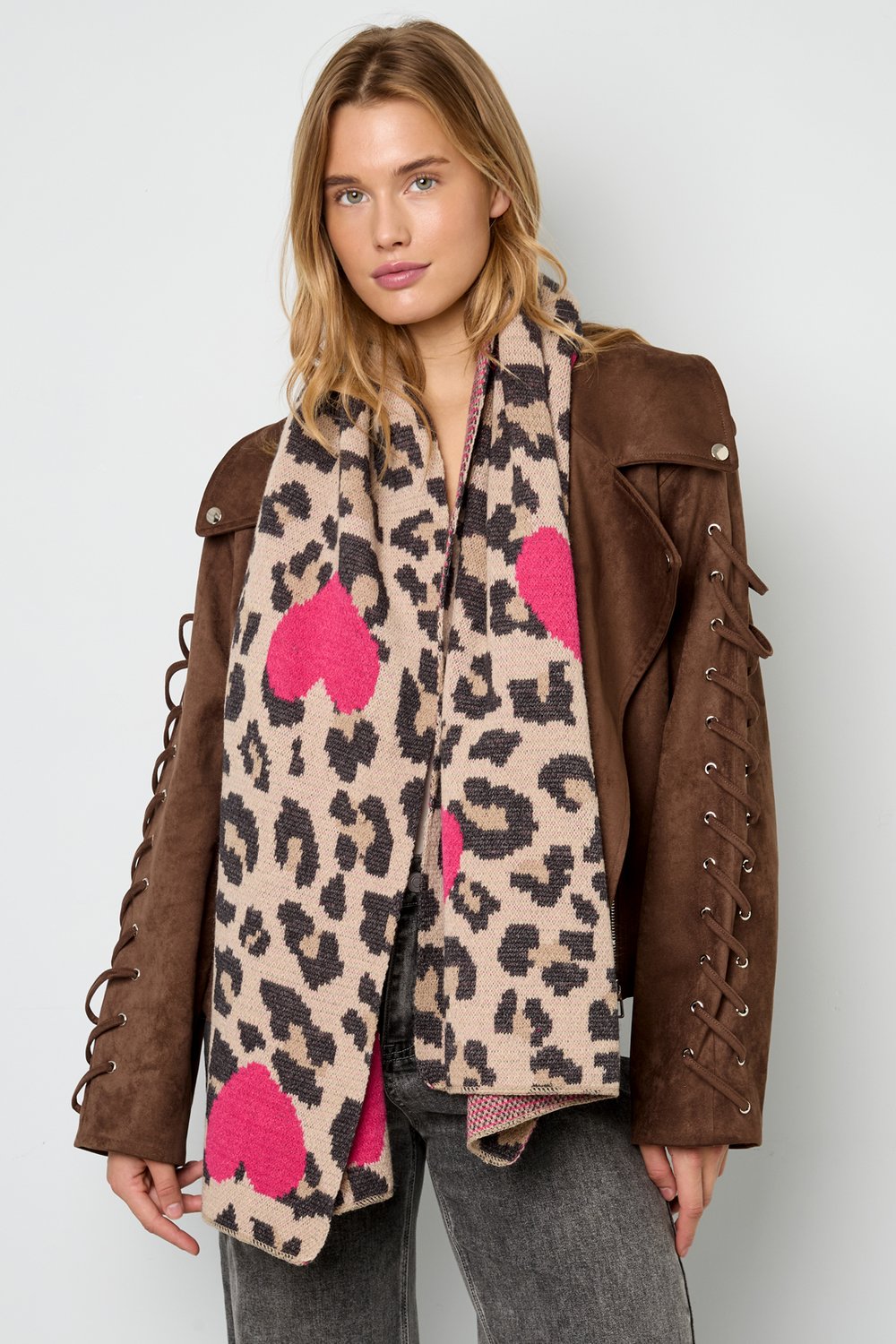 Winter scarves Heart Casual Acrylic Daily Accessories h5Picture3